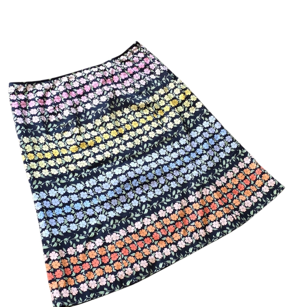 Harolds Fully Lined Floral Patterned Multi Colored Women's Skirt Size 12 - Picture 3 of 8